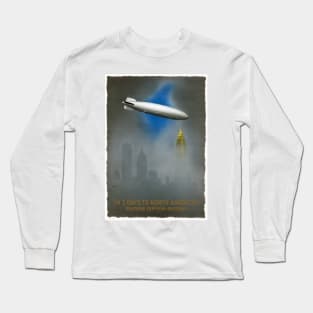 North America Zeppelin Vintage Poster 1937 Long Sleeve T-Shirt
